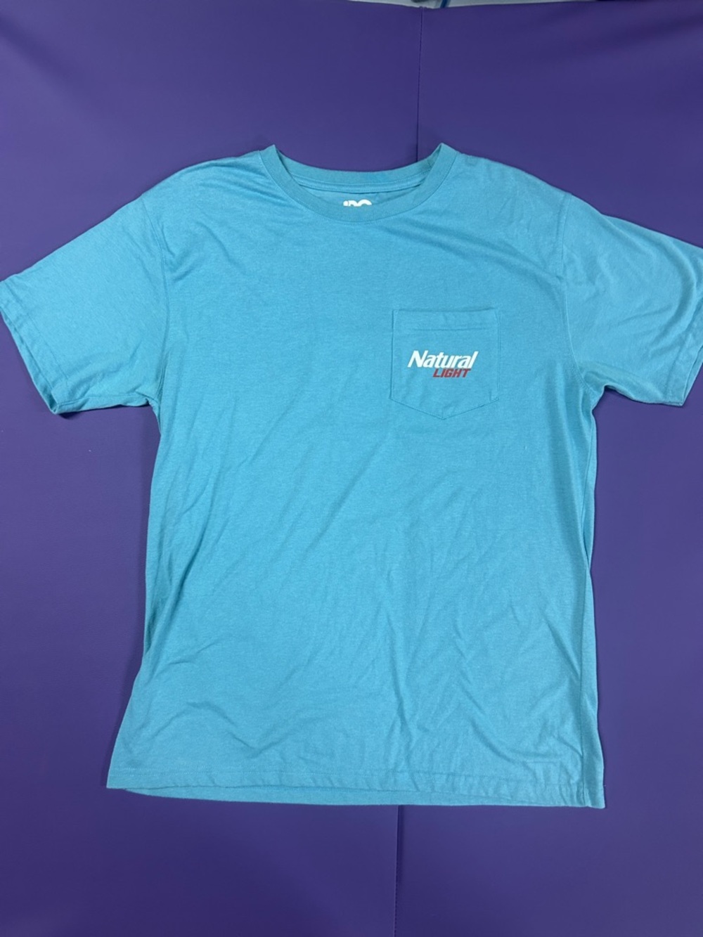Logo Pocket Tee - Turquoise Blue